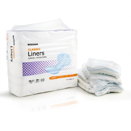 McKesson Incontinence Liners Lite Absorbency - LINERLT