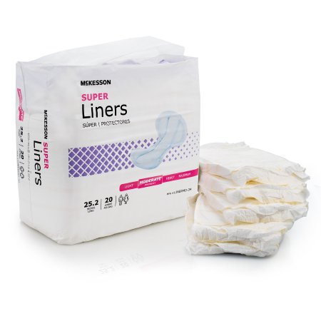 McKesson Incontinence Liners Regular Absorbency - LINERMD