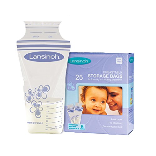 Lansinoh® Polyethylene Breast Milk Storage Bag (Pack of 25) - 2429785 - Medsitis