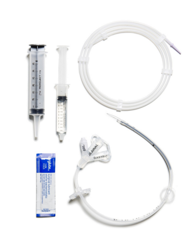 MIC® Gastric-Jejunal (GJ) Feeding Tubes – Endoscopic/Radiologic Placement 18Fr. 22cm - 0250-18-22 - Medsitis
