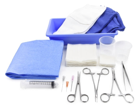 Medi-Pak™ Laceration Tray With Cotton O.R. Towels - 25-2685 - Medsitis