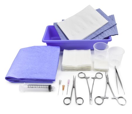 Medi-Pak™ Premium Laceration Tray w/ Stainless Instruments - 25-2691 - Medsitis