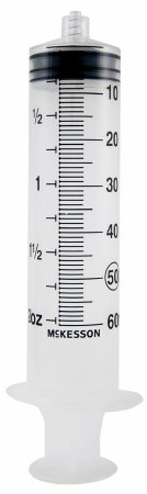 McKesson 60 mL Syringe Without Safety w/ Luer Lock Tip - 102-S60C - Medsitis