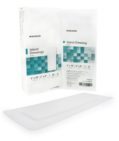 McKesson Adhesive Island Dressing - Sterile - Medsitis