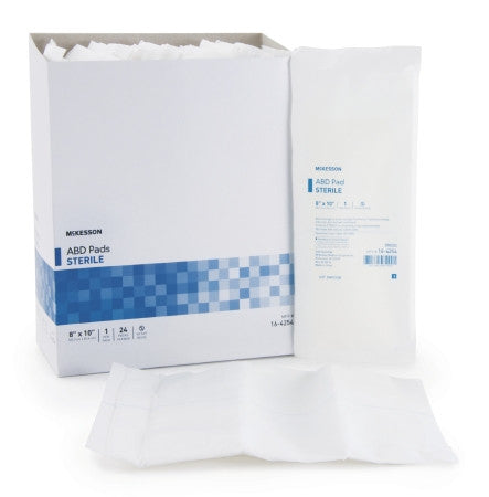 McKesson Combine Sterile Abdominal (ABD) Non-Woven Pad - 16-42 - Medsitis