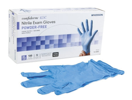 McKesson Confiderm® 4.5C Chemo Nitrile Exam Glove X-Large - 14-660C - Medsitis
