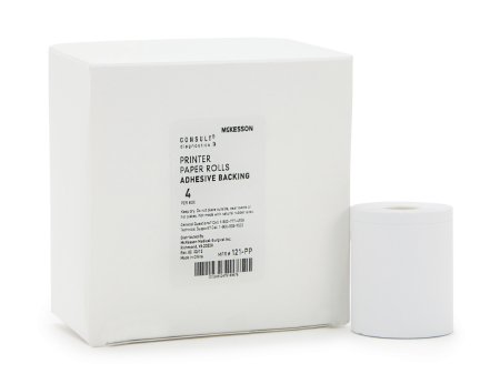 McKesson Consult™ Printer Paper Roll with Adhesive Backing - 121-PP - Medsitis