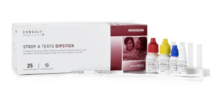 McKesson Consult® Strep A Dipstick Rapid Tests - Medsitis