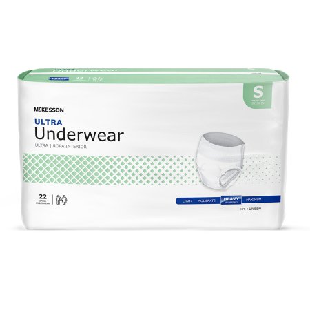 McKesson Disposable Adult Pull-On Protective Underwear (Small) UWBSM - Ultra Absorbent
