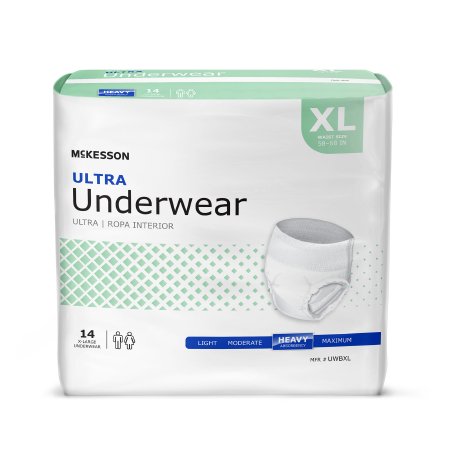 McKesson Disposable Adult Pull-On Protective Underwear (X-Large) UWBXL - Ultra Absorbent
