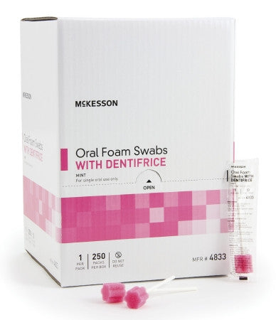 McKesson Foam Oral Swab-stick - Medsitis