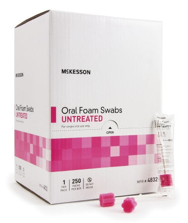 McKesson Foam Oral Swab-stick - Medsitis