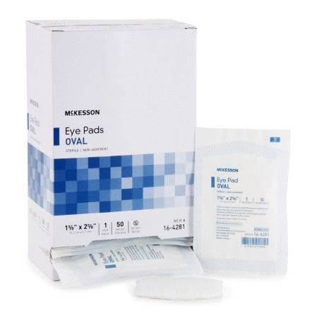 McKesson Oval Eye Pad - 16-42 - Medsitis