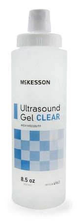 McKesson Clear Ultrasound Gel 8 oz. Bottle - 4963 - Medsitis