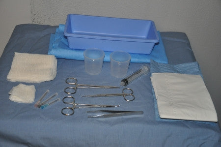 Medi-Pak™ Premium Laceration Tray w/ Stainless Instruments - 25-2691 - Medsitis