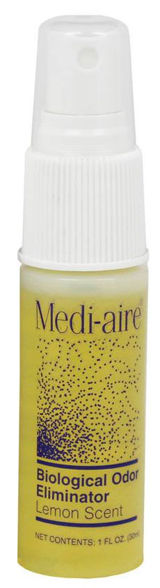 Medi-Aire® Biological Odor Neutralizer Lemon Scent 1 oz. Spray Bottle - 7000L - Medsitis