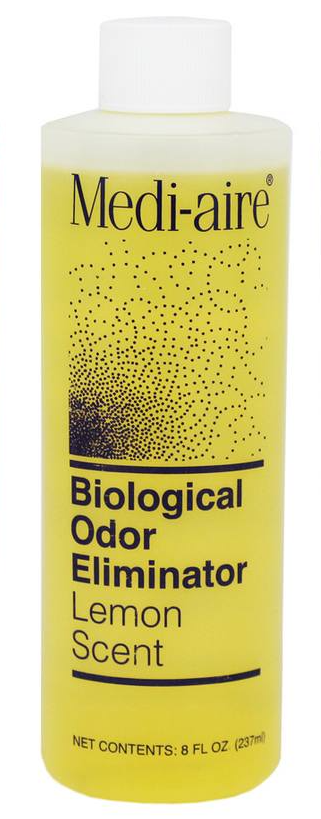 Medi-Aire® Biological Odor Neutralizer Lemon Scent 8 oz. Refill Bottle - 7008L - Medsitis