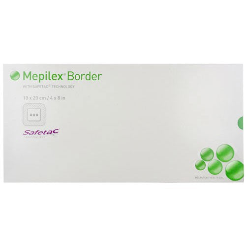 Mepilex® Self-Adherent Silicone Foam Dressing w/ Border 4" x 8" - 295800 - Medsitis