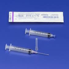 Monoject™ Standard Syringes 6mL 21G x 1" Soft Pack - 1181621100 - Medsitis