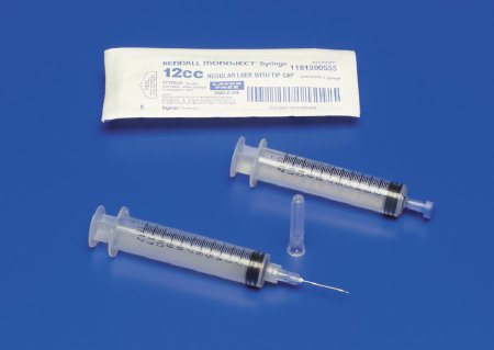 Monoject™  Standard Syringes w/ Luer-Lock Tip Soft Pack 3mL, 6mL, 10mL, 12mL, 20mL, 35mL, 60mL - Medsitis
