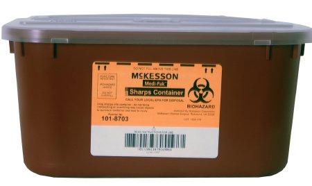 Prevent® Standard Biohazard Infectious Waste Sharps Containers 1 Gallon - 101-8703 - Medsitis