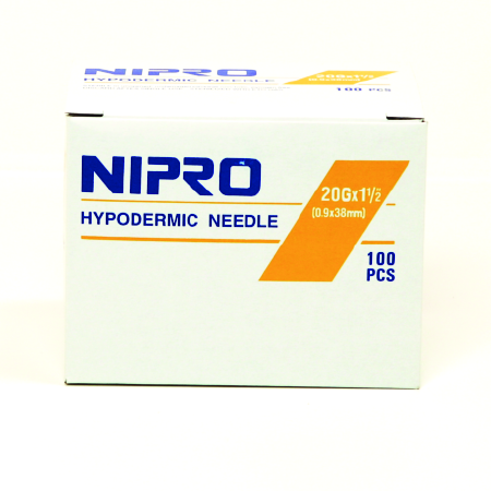 Nipro Flomax Hypodermic Needles 20G x 1-1/2" - AH+2038 - Medsitis