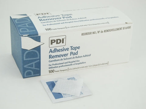 PDI® Adhesive Tape Remover Pad 1-1/4" x 2-5/8" - B16400 - Medsitis