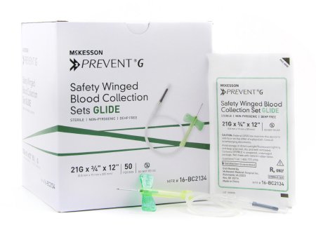 PREVENT® G Safety Winged Blood Collection Set Sterile - 16-BC2 - Medsitis