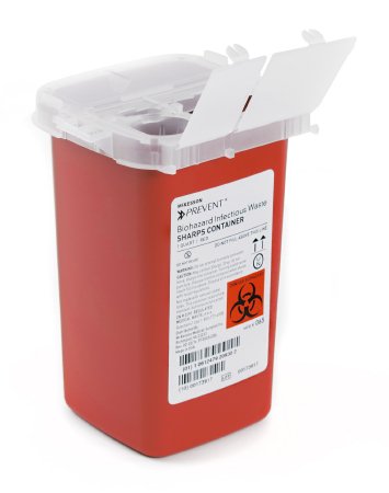 Prevent® Standard Biohazard Infectious Waste Sharps Containers 1 Quart - 065 - Medsitis