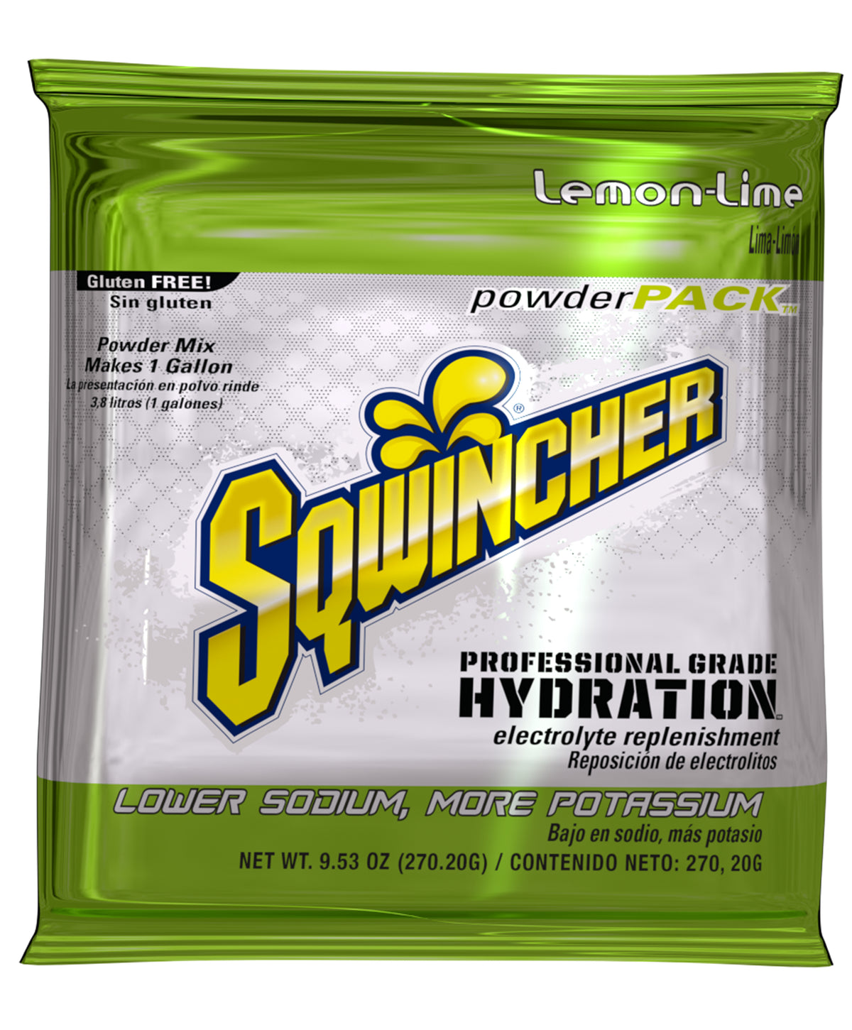 Sqwincher 1 Gallon Electrolyte Powder Pack Drink Mix Lemon-Lime - X383-MC600 - Medsitis