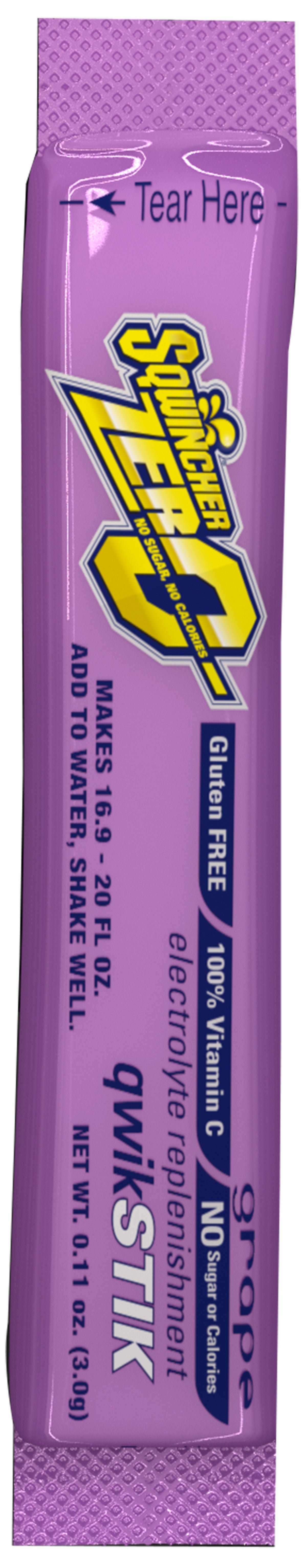 Sqwincher Quik Stik® Zero Electrolyte Drink Mix Grape - X432-M2600 - Medsitis