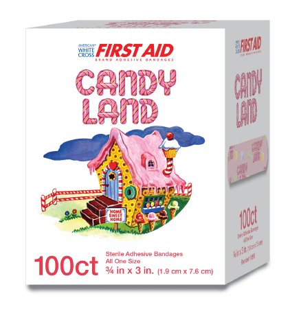 Stat Strip® Adhesive Plastic Strip Bandages for Kids (Children Designs) 3/4" x 3" - Sterile - Medsitis