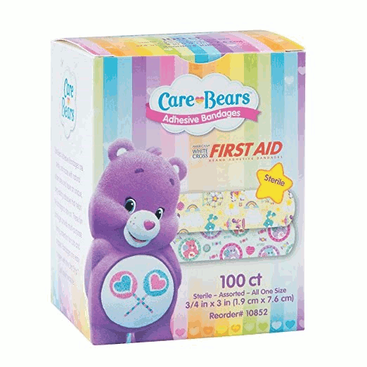 Stat Strip® Adhesive Plastic Strip Bandages for Kids (Children Designs) 3/4" x 3" - Sterile - Medsitis