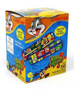 Stat Strip® Adhesive Plastic Strip Bandages for Kids (Children Designs) 3/4" x 3" - Sterile - Medsitis