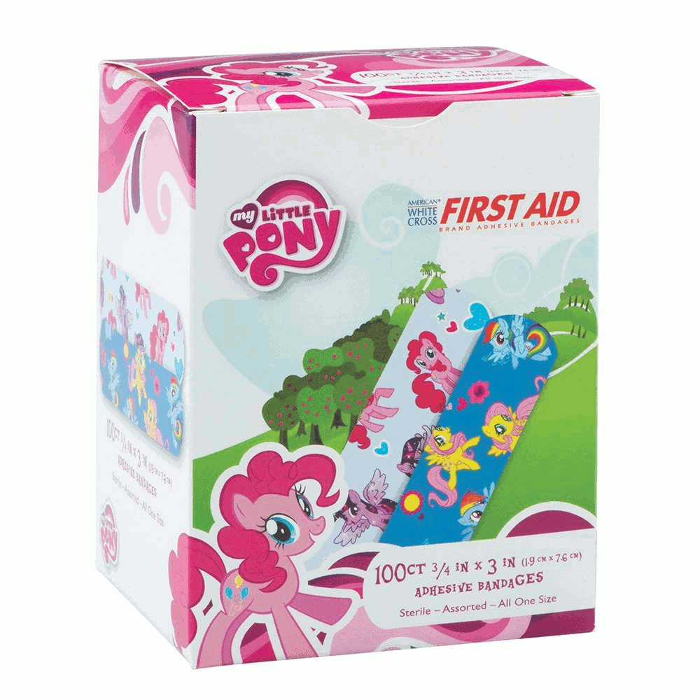 Stat Strip® Adhesive Plastic Strip Bandages for Kids (Children Designs) 3/4" x 3" - Sterile - Medsitis