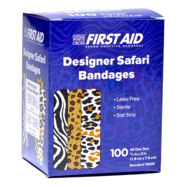Stat Strip® Adhesive Plastic Strip Bandages for Kids (Children Designs) 3/4" x 3" - Sterile - Medsitis