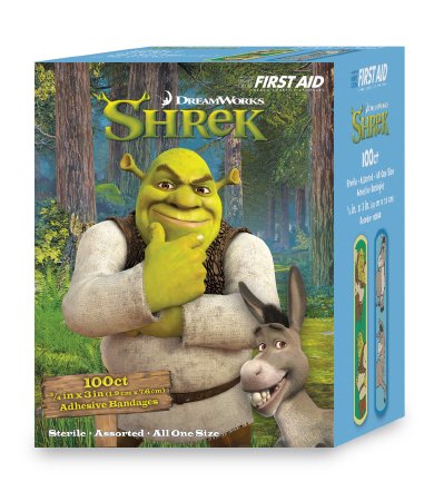 Stat Strip® Adhesive Plastic Strip Bandages for Kids (Children Designs) 3/4" x 3" - Sterile - Medsitis