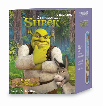 Stat Strip® Adhesive Plastic Strip Bandages for Kids (Children Designs) 3/4" x 3" - Sterile - Medsitis