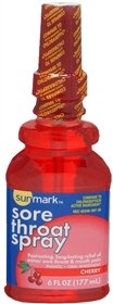 SunMark Sore Throat Relief 1.4% Strength Spray Bottle - 1712454 - Medsitis