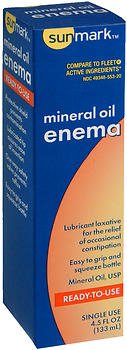 SunMark® Complete Ready-to-Use Mineral Oil Enema 4.5 oz. - 3497088 - Medsitis