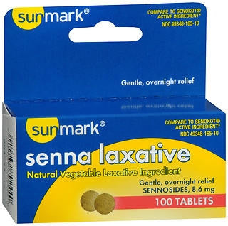 SunMark® Senna Laxative Tablets - Medsitis