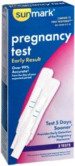 Sunmark® Early Result hCG Urine Sample Pregnancy Test - 700892 - Medsitis