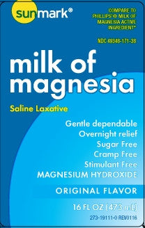 Sunmark® Milk of Magnesia - 3511896 - Medsitis