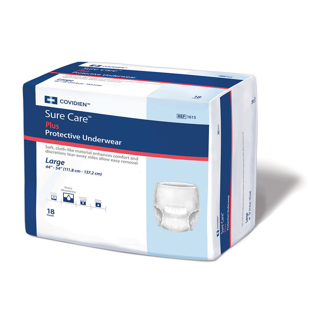 Sure Care™ Plus Adult Super-Absorbent Protective Underwear - Medsitis