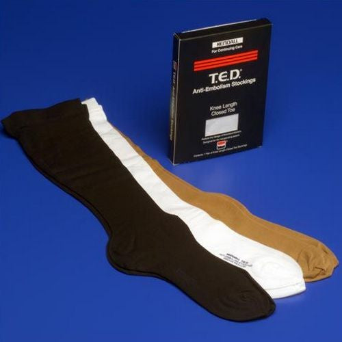 T.E.D.™ Closed Toe Anti-Embolism Stockings - Knee Length All Colors - Medsitis