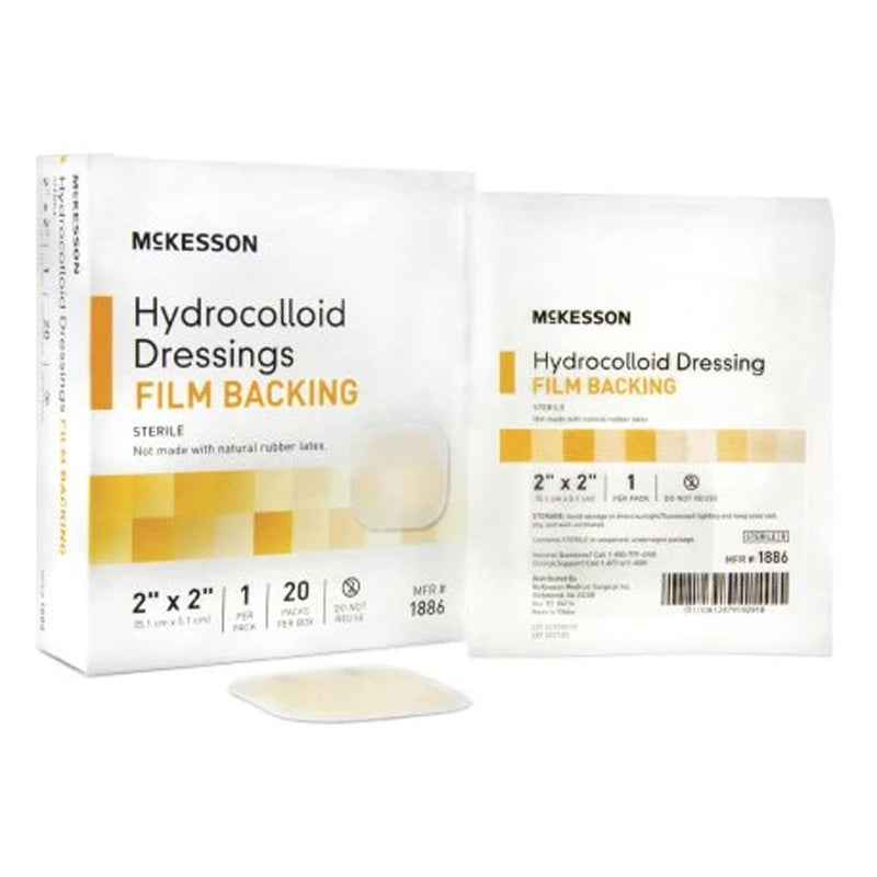 McKesson Hydrocolloid Film Back Dressing Sterile - Medsitis