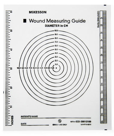 Wound Measuring Guide - Circular Grid - 533-30012100 - Medsitis