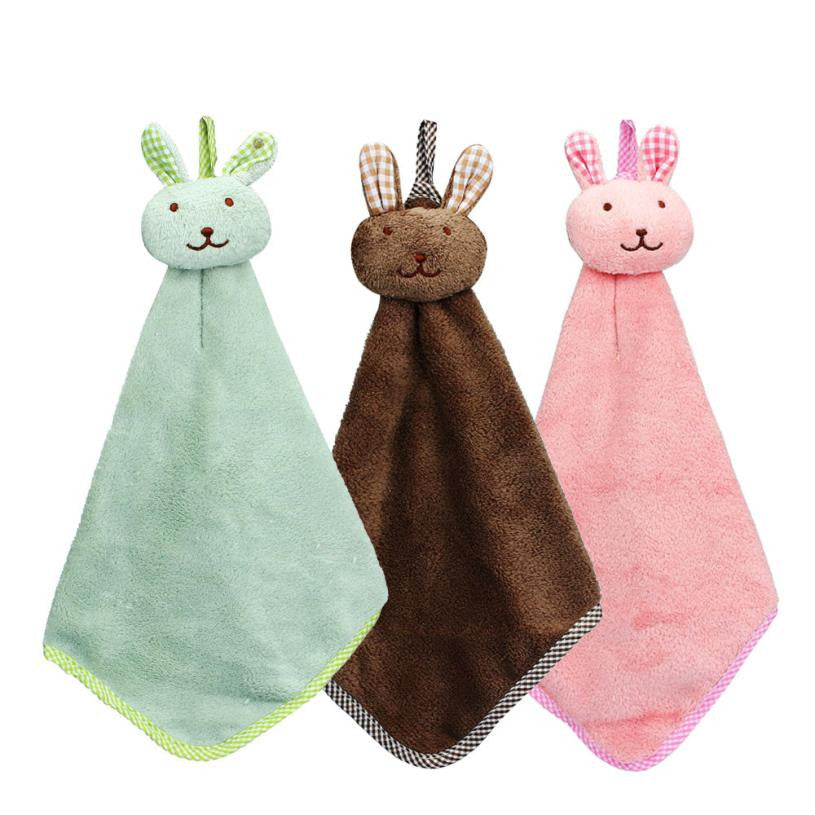 Kitchen Hanging Hand Towel with Animal Head Kid Friendly - Medsitis